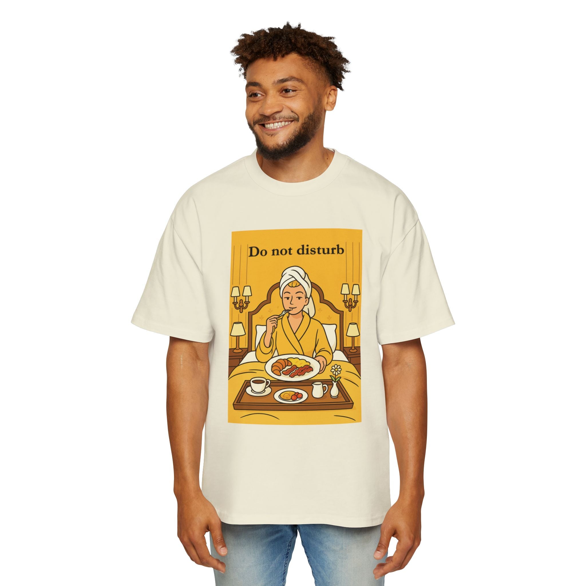 Do Not Disturb | Breakfast & Travel Oversized Tee