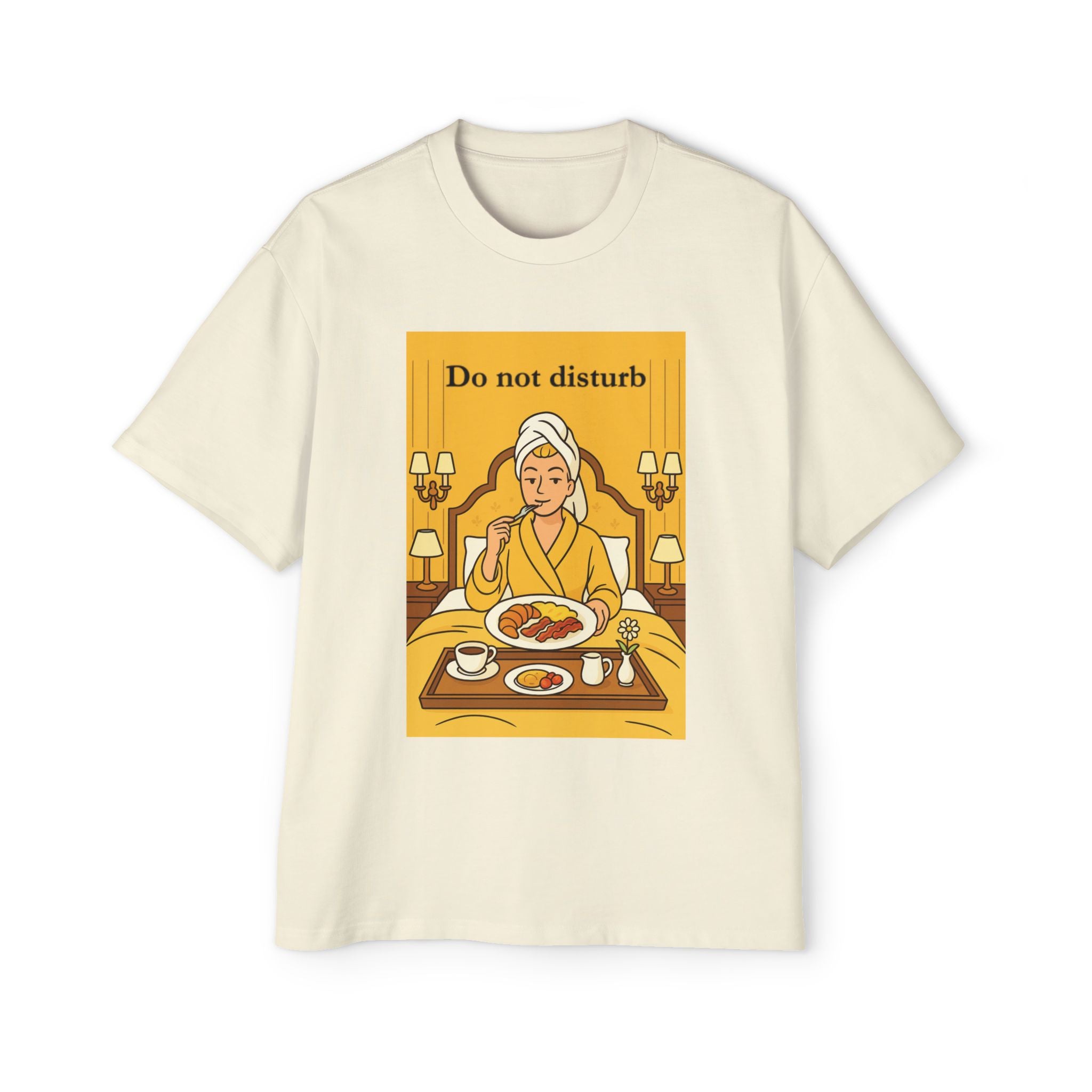 Do Not Disturb | Breakfast & Travel Oversized Tee